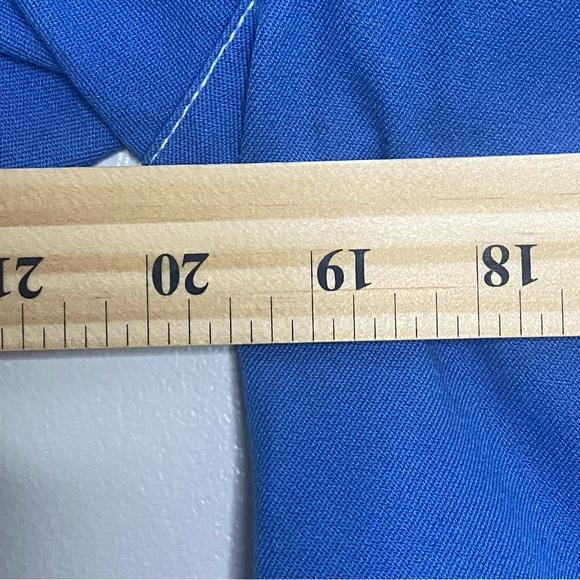 Peck And Peck Weekend Jacket Blue Size 10 Eye Hook - Picture 5 of 15